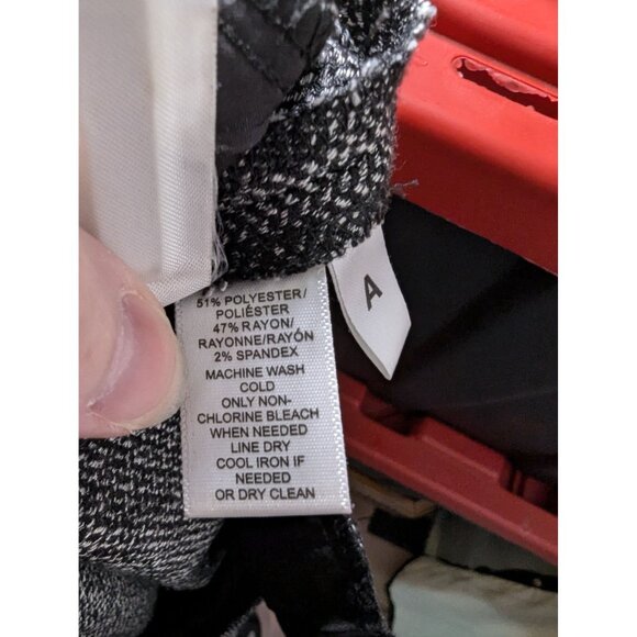 Ann Taylor Loft Womens Gray Dress Pants Size 6 Polyester/Rayon Blend - Picture 5 of 5